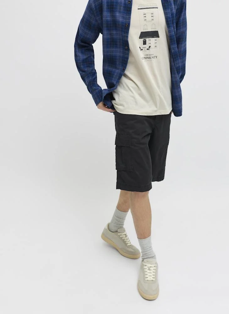 JJ Rebel  Casual Side Pocket Cargo Shorts for Men | Best Price UAE